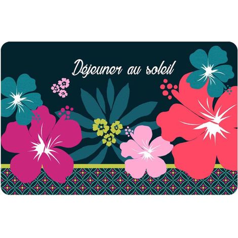 Set de Table Imprimé "Hawai" 44cm Multicolore