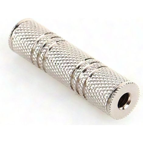Adaptateur coupleur stéréo 3,5 mm femelle-femelle, connecteur prolongateur auxiliaire audio, embase jack pour extension de câble (1/5)