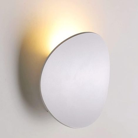 Innen- und Außenwandleuchten, moderne 7W LED Wandleuchten aus Aluminium mit Auf- und Abstrahlung für Flur, Schlafzimmer und Wohnzimmer (Weiß, 3000K) (1/5)