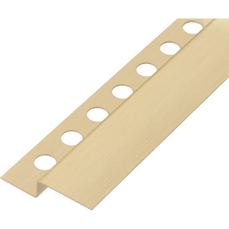 Front shower tray strip 120cm Brush Gold