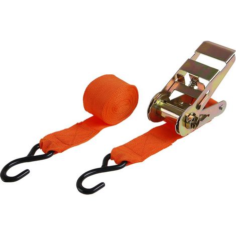 LEVIOR Correa de trinquete con ganchos 2" (50 mm) x 5 m 51023.01