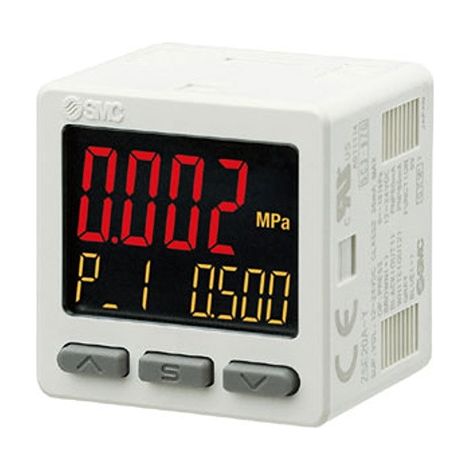 Interrupteur de pression SMC 1.5MPa, 12 24V c.c., IP40, 10 bars R 1/8 ( Prix pour 1 )