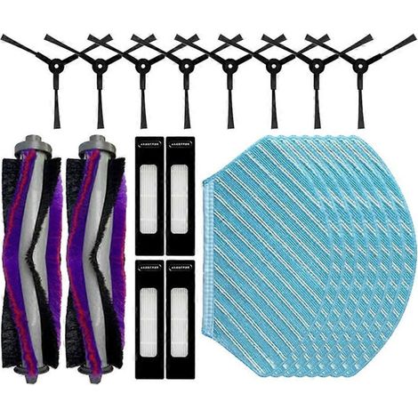 Lot de 22 pièces de rechange pour aspirateur Midea M7 / M7 Pro / M7 Max / Eureka NER700 : brosse principale, filtre et chiffon de nettoyage. (1/5)
