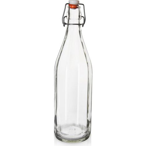 Glasflasche mit Clip 750 ml (1/4)