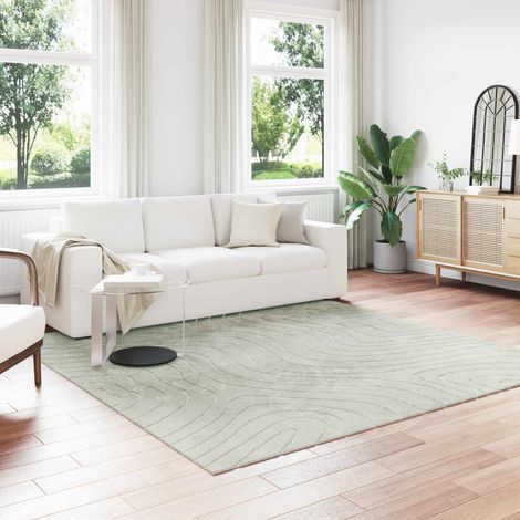 Bereichsteppiche PALMERAS Grün 240 x 240 cm Polyester