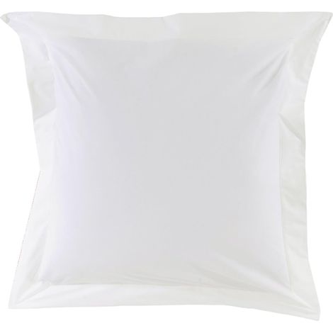 Taie d'oreiller Royal Line Percale de Coton Blanc 50 x 70 cm (1/5)