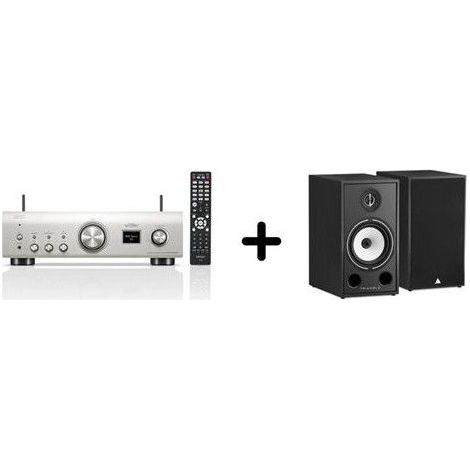 Pack amplificador y altavoces Hifi - Denon / Triangle - PMA-900HNE + BR03 - Plata - Altavoces de estantería - Par