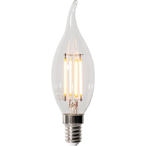 E14 Dimmbare LED-Glühbirne BXS35 Klar 4W 450 lm 2200K (1/5)