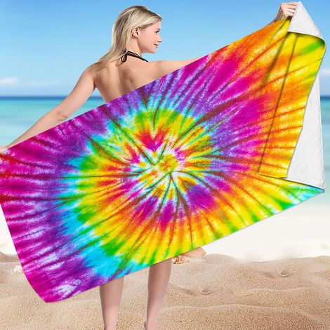 Serviette De Plage - Microfibre 75 x 150 cm Absorbante Rapide Séchage Sans Sable - Pour Plage Piscine Camping Voyage Yoga - 1 Pièce