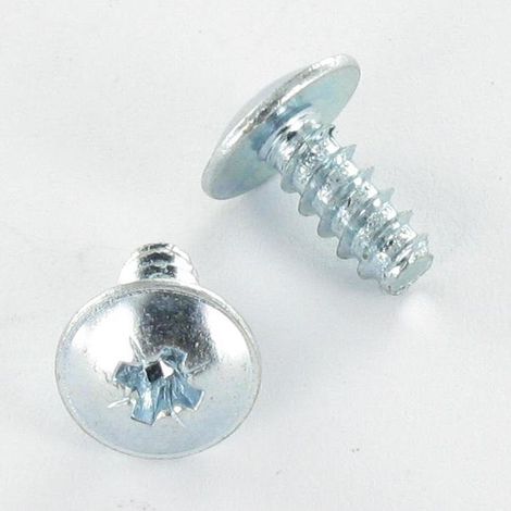 Vis tôle Poelier Pozi 2.9X6.5 Acier zingué Sans pointe-50 pièces
