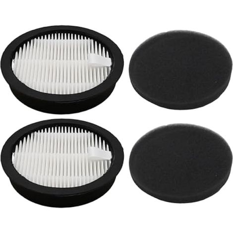 Filtre Hepa 9,2 x 8,3 x 1,7 cm, 2 filtres, 2 éponges, rechange pour aspirateur sans fil Laresar Elite 3 (1/4)