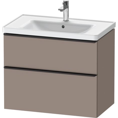 Meuble mural D-Neo WTU, 1 SK, 1 tiroir, 625 x 784 x 452 mm, finition Basalte mat (1/2)