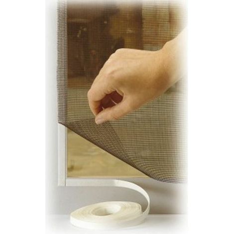 ZANZARIERA CON VELCRO 75X250 CM  x PORTE / FINESTRE ANTRACITE