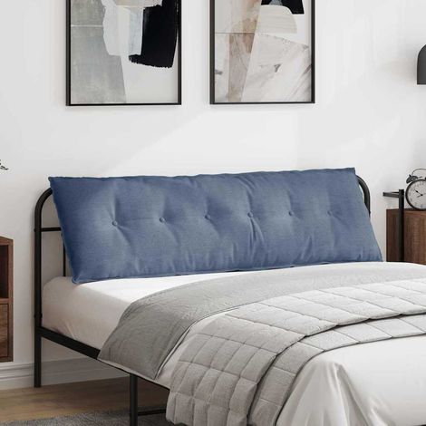 Rückenkissen Blau 160 x 50 cm Cordstoff