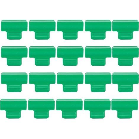 20 Pièces Attaches de Film Plastique pour Serre, Fixation Bâche de Protection Jardinage et Couverture Plantes (1/5)