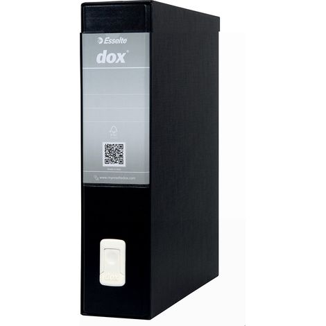 Classificatore compilabile Rexel Dox 2 Nero A4 Cartone Riciclato