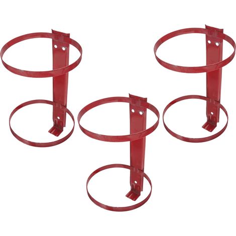 Support pour extincteur à poudre sèche de 4 kg, ensemble de 3 pièces (1/5)