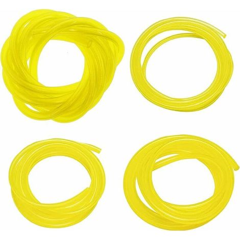 royaluxe -Lot de 4 Tuyau Durite d'Essence, Durite Essence,Tuyau Carburant(1.5 Meter)