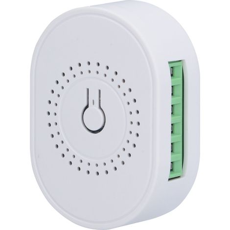 Ortviai Interrupteur intelligent Zigbee 2 voies TMZ02-10A-W 10 A, 85–250 V, boîtier compact 59 x 42 x 20 mm (1/5)