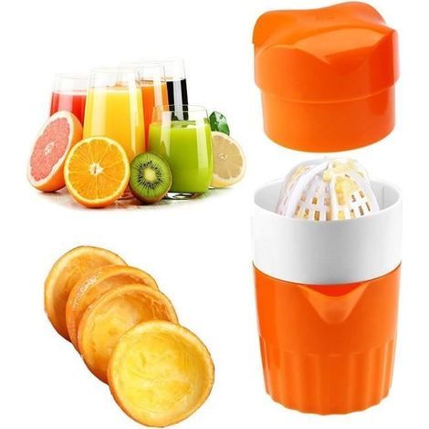 Entsafter, Zitruspresse, Haushaltsgerät, Handentsafter, Saftflasche, Fruchtpresse, Fruchtpressmaschine, Handentsafter, Pressbecher (1/4)
