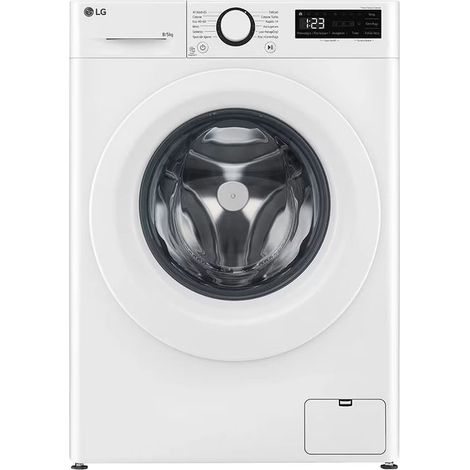 LG D2R3S08AIDD Lavasciuga slim 8/5kg AI DD, Classe E, 1200 giri, AI Wash, Smart Diagnosis (1/2)
