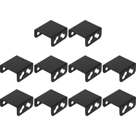 Support de Radiateur PC en Fer 10pcs Fixation Double Ventilateur pour Ambiance Estivale, Améliorant le Refroidissement et Installation Facile pour Gaming et Travail (1/5)