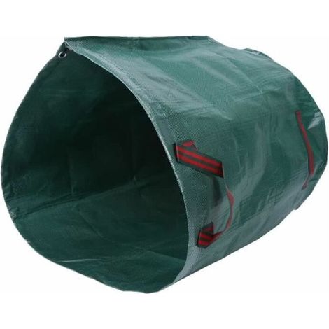 royaluxe - Sac à ordures de jardin 270L sac à ordures réutilisable avec poignée Pp Du sac sac à ordures de jardin ensemble 4 pièces Extérieur (1/4)