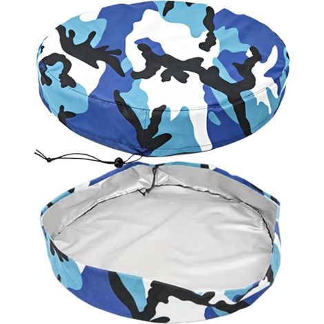 Housse De Protection Pour Fût Et Tonneau Protecteur imperméable 2 pièces Bâche de Protection pour Tonneau de Jardin Jardin, Cour, Terrasse, Pelouse, Arrière-Cour, Ferme (1/5)