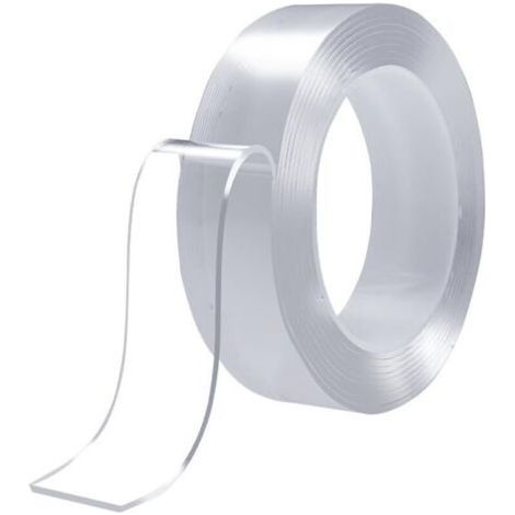 Nano Double Sided Adhesive Tape 1mm Thick 30mm Wide 1m Long 1pcs with Clear Adhesive Magic Glue for Sticking Objects (1/4)