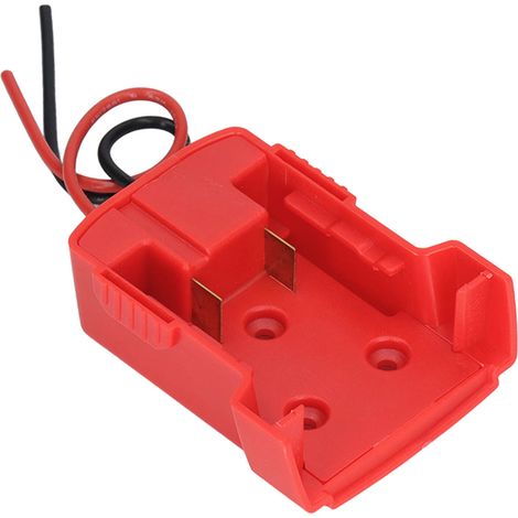 Adaptateur secteur pour batterie au lithium avec connecteur d'alimentation et faisceau de câbles 12AWG. (1/5)