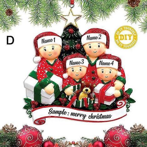 Pendentif de Noël rétro en fer, style antique, Père Noël et avion, décoration à suspendre au sapin, ornements, décoration de fête D2 (1/5)