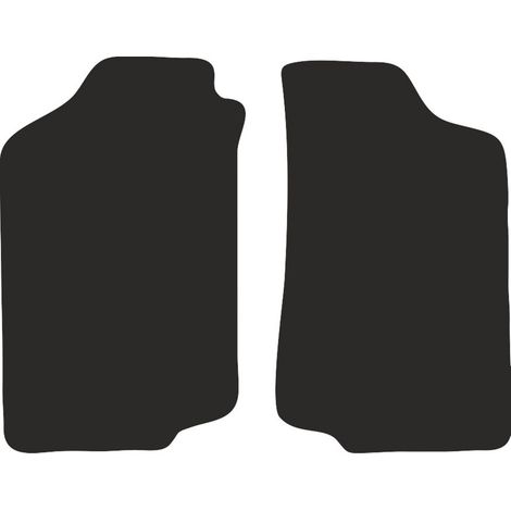 Alfombrillas delanteras de terciopelo BASIC para Volkswagen Golf II hatchback (1983-1992) (1/2)