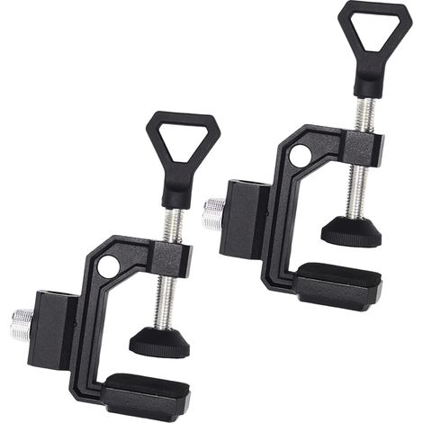 Lot de pinces de fixation de table en métal pour activités en plein air et excursions avec plan flexible (1/4)