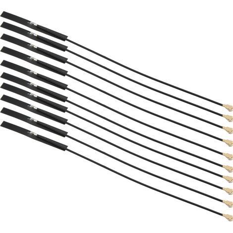 Lot de 10 antennes internes 2,4G FPC souple 3dBi, aérien intégré pour module Bluetooth et surveillance sans fil, connecteur IPEX première génération (1/5)