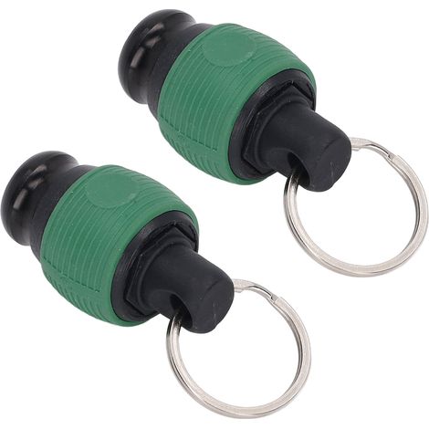 2-teiliger magnetischer Bithalter, Schnellverschluss-Schraubendreher, verschleißfest, 1/4-Zoll-Werkzeug-Schlüsselanhänger, Grün (1/5)