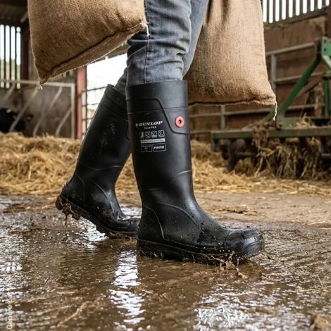 Bottes de sécurité Dunlop TerraPro Purofort noires S5 Dunlop Taille 44 (1/5)