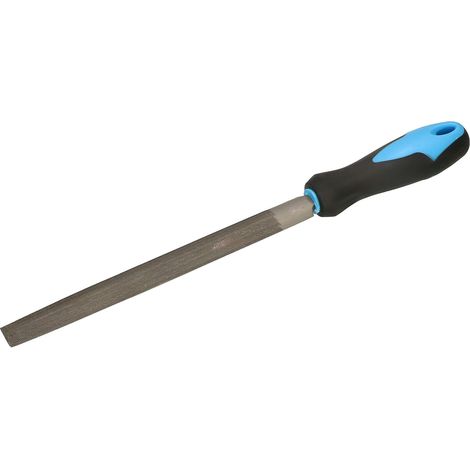 KOTARBAU Lime d'atelier semi-circulaire 200 mm pour métal avec poignée profilée (1/5)