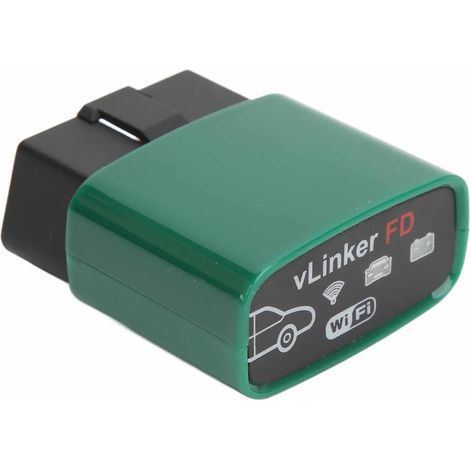 Ortviai Lecteur de codes OBD2 Wi-Fi pour voitures – Compatible Android et iOS, vLinker FD Wifi V2.2, diagnostic professionnel (1/5)