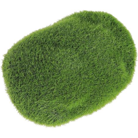 Pierres Décoration Vertes Mousse Réalistes Recouvertes de de Terrarium (1/5)