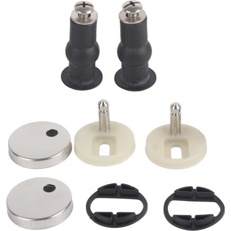 Toilet seat screws, hinges, expandable bolts, rubber top nuts, screw fixing accessories (1/5)