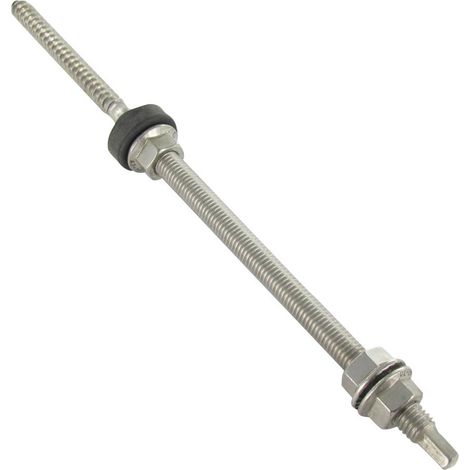 Vis panneau solaire SW7 10X300 Inox A2 - 1 pièce