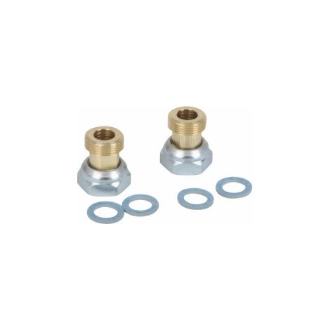 Atlantic – Raccord de robinetterie lot de 2 – Filetage entrée 1/2'' – Fixation rapide – 943151 (1/2)