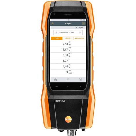 Testo 300 Análisis de gas de medición profesional