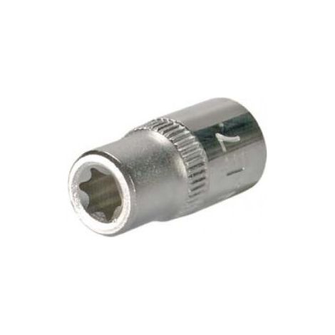 BGS Steckschlüssel-Einsatz E-Profil Antrieb Innenvierkant 6,3 mm (1/4") SW E7 - 6407