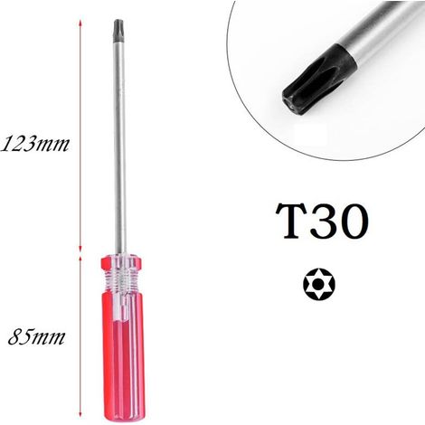 Tournevis Torx - T15 T20 T25 T30 - Pour Ouvrir Contrôleur Xbox 360 PS3 Téléphone Portable Disque Dur - 1 Pièce (1/5)
