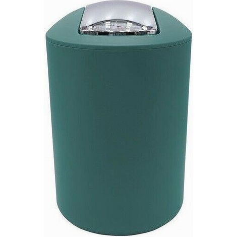 Cleafe - Pattumiera Cestino Secchio Rifiuti Gettacarte Accessori Arredo Bagno Verde 69989 - (1/2)