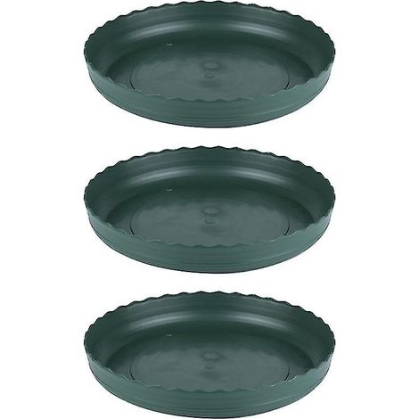 3-teiliges Tablett für Pflanztöpfe