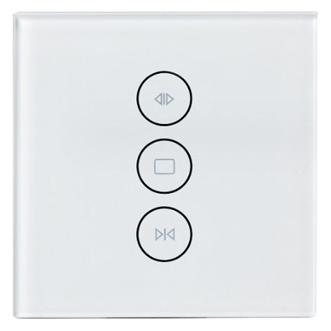 【5e génération】Interrupteur de volet roulant connecté en pourcentage, interrupteur intelligent Wi-Fi pour stores et rideaux, compatible avec Alexa et Google Home, minuterie murale intelligente pour mo