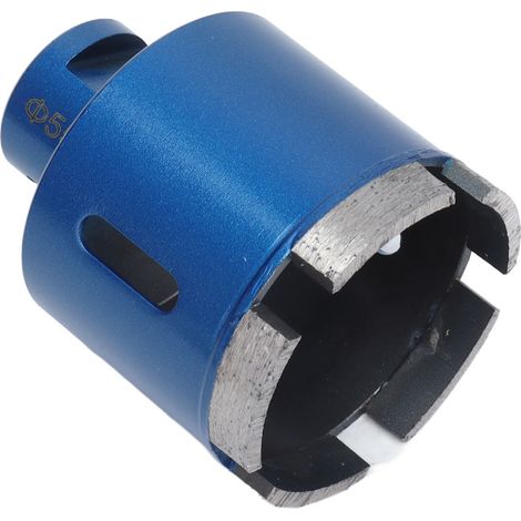 Foret Diamant 55mm pour Granit et Marbre, Outil de Perçage à Sec (1/5)