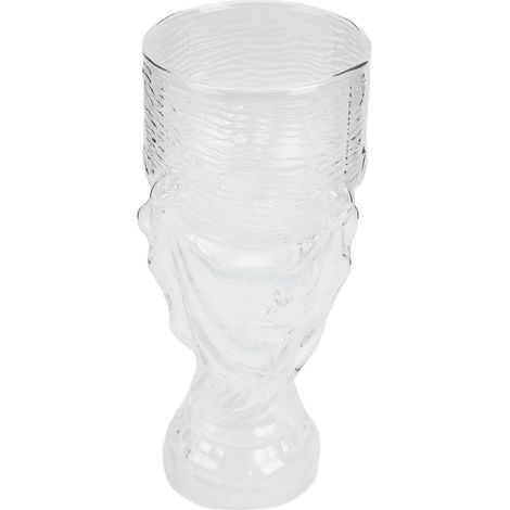 Verre à bière de 350 ml, grand format, transparent, pour eau, jus, café glacé, thé, cocktails et autres boissons. (1/5)